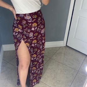 Slit skirt